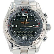 Breitling B1 Stainless Steel Black Dial 43mm Quartz Movement Mens Watch A68362