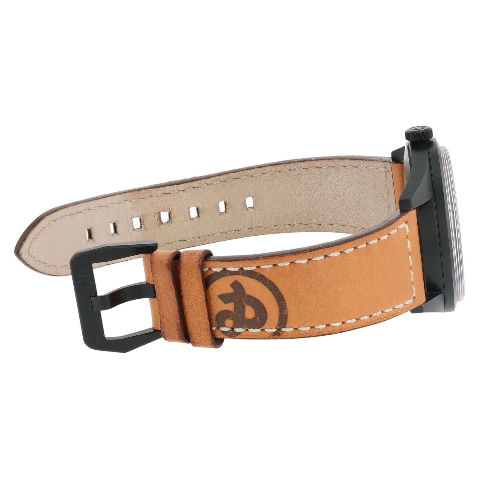 Bell & Ross Heritage PVD Stainless Steel Black Dial 41mm Automatic Mens BR123-95