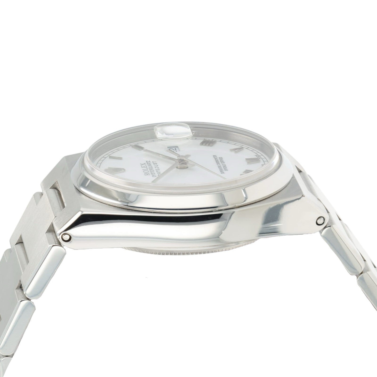 Rolex Datejust Silver Dial Stainless Steel Quartz Men’s Watch 17000 W/ Papers