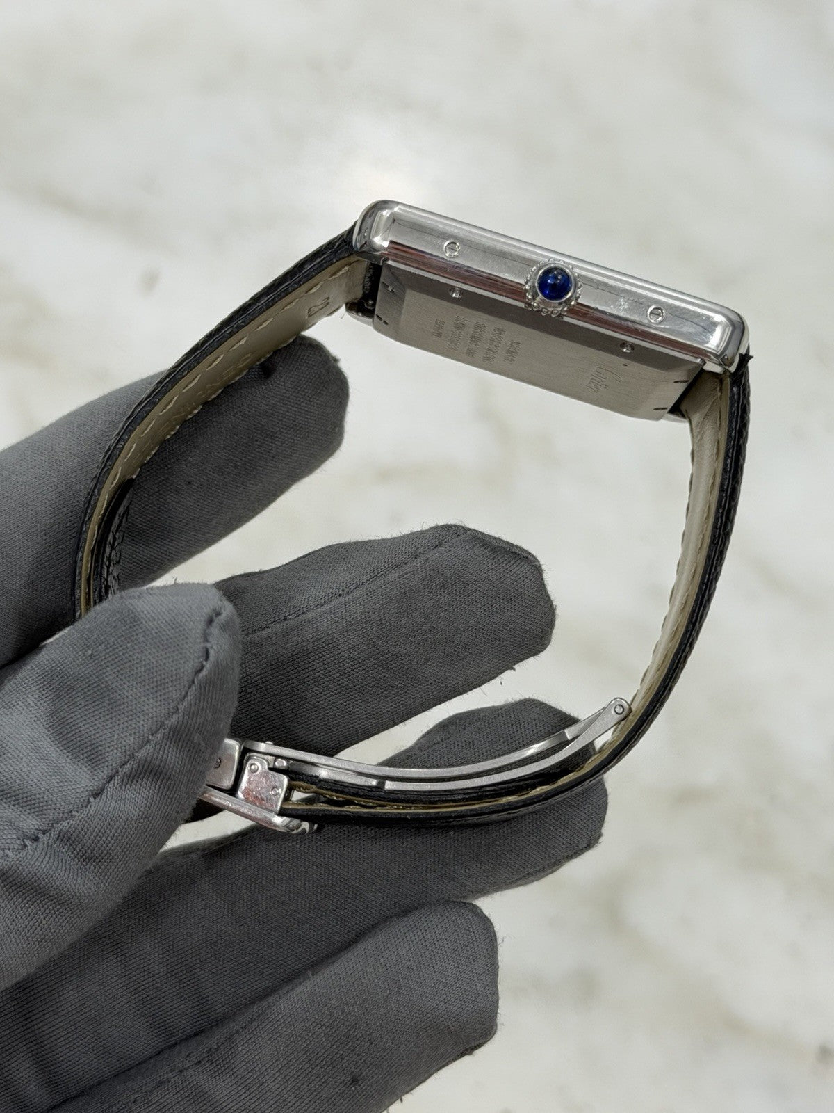 Cartier Tank Solo XL Men's Automatic Watch WSTA0029 - Aftermarket Diamonds