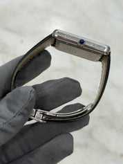 Cartier Tank Solo XL Men's Automatic Watch WSTA0029 - Aftermarket Diamonds