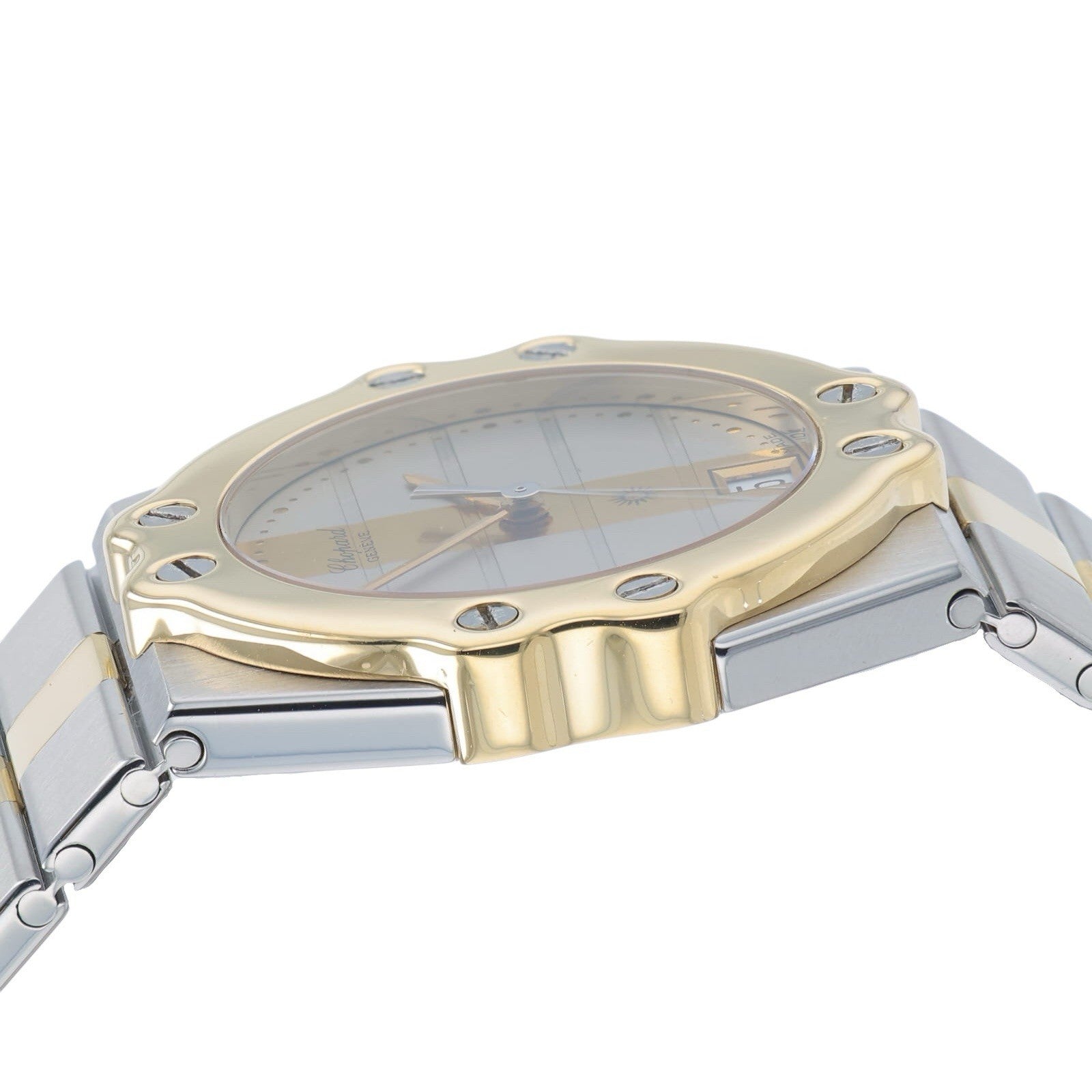 Chopard St. Moritz Stainless Steel & Gold Grey Dial 32mm Quartz Movement 8023