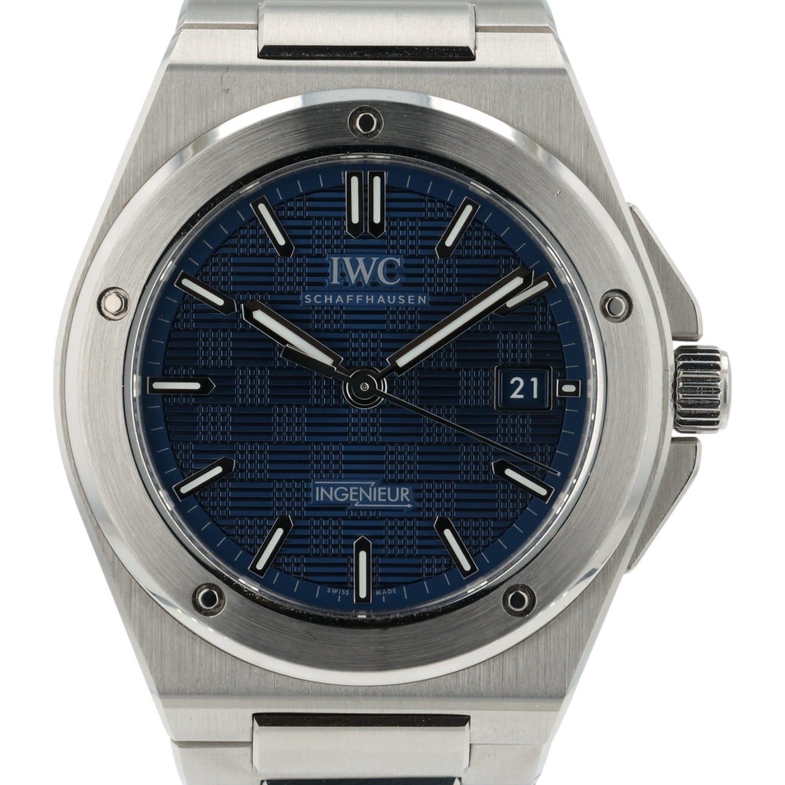 IWC Ingenieur Blue Dial Stainless Steel 40mm Automatic Men’s Watch IW328907