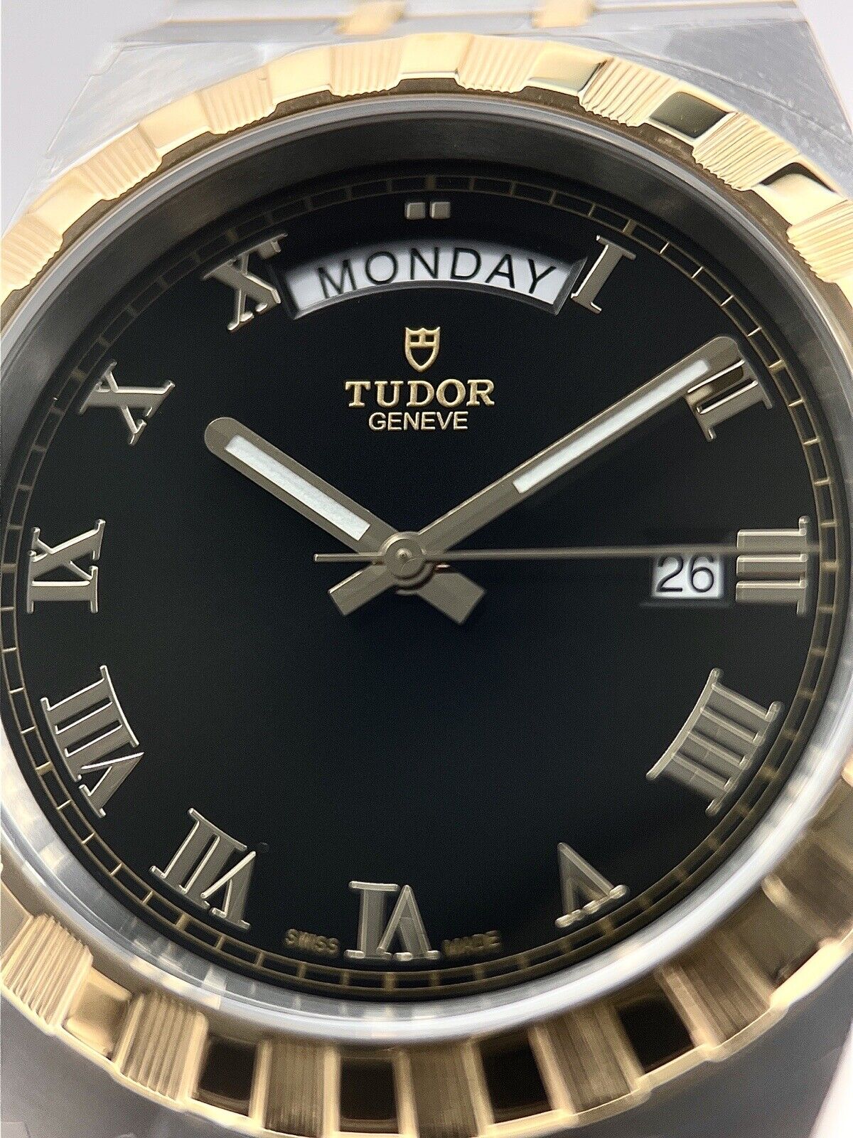 2024 NEW TUDOR Royal Black Dial Two Tone Unisex Adult Watch - M28603 W/ B&P