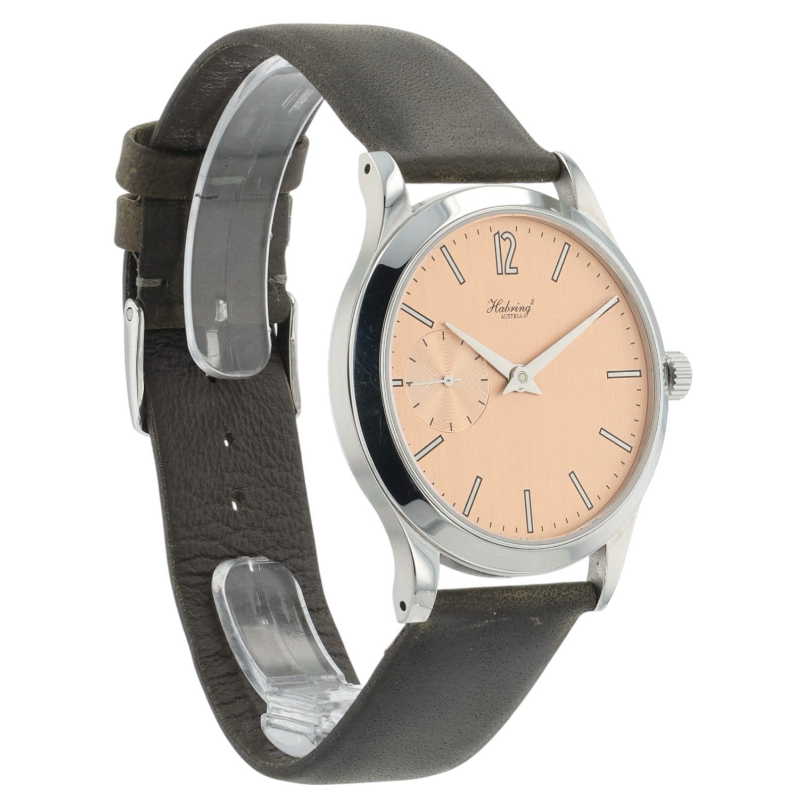 Habring Felix Salmon Dial Stainless Steel 38mm Manual Wind Men’s Watch