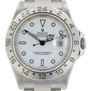 Rolex Explorer II Stainless Steel White Dial 40mm Automatic Men’s Watch 16570