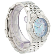 Breitling Starliner Blue MOP Dial Diamond Steel 30mm Quartz Women’s A71340