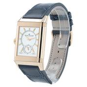 JLC Reverso Duoface Silver & Blue Dial Steel 47x28mm Manual Wind Mens Q3982590