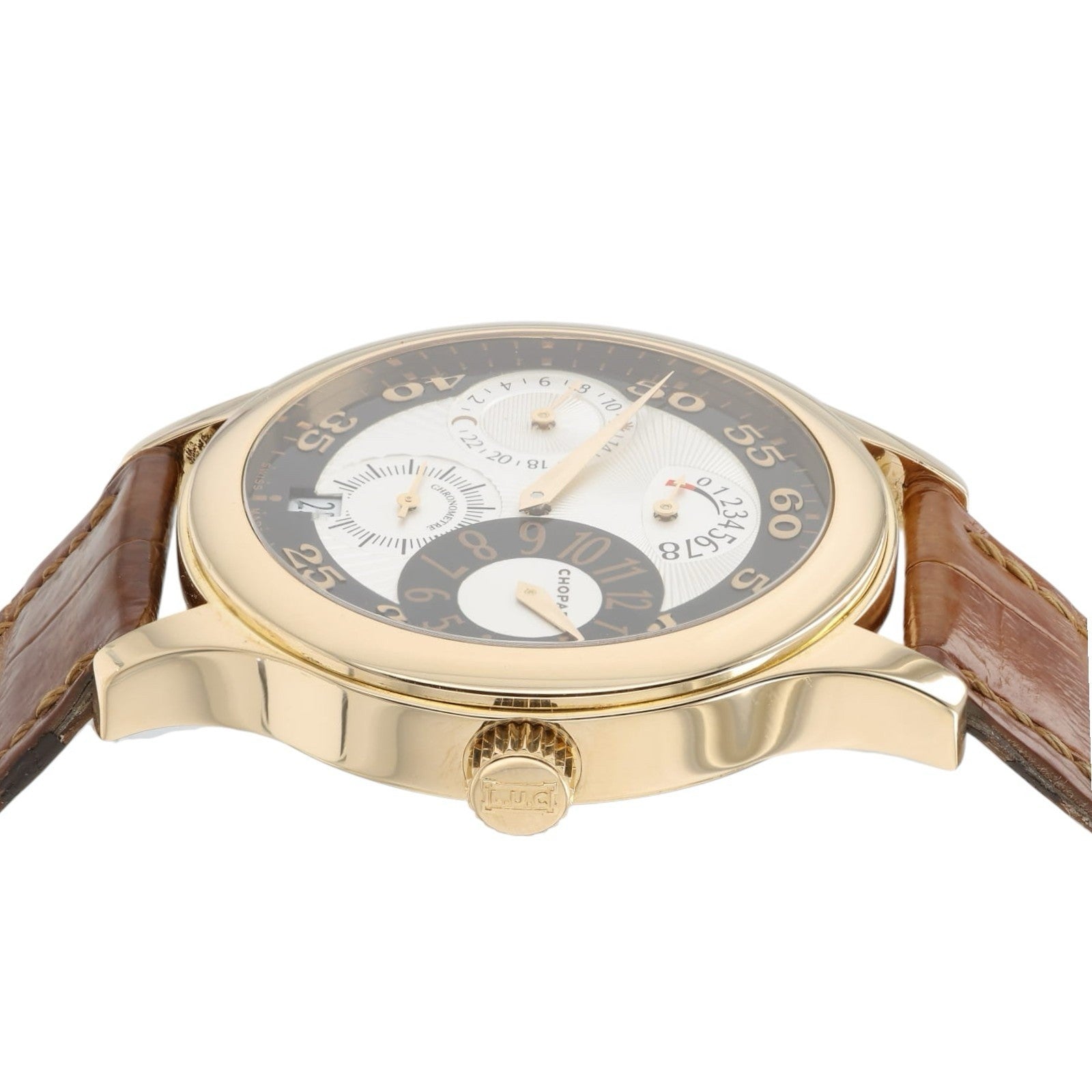 Chopard LUC Silver Dial 18k Yellow Gold 40mm Manual Wind Men’s Watch 17/1874