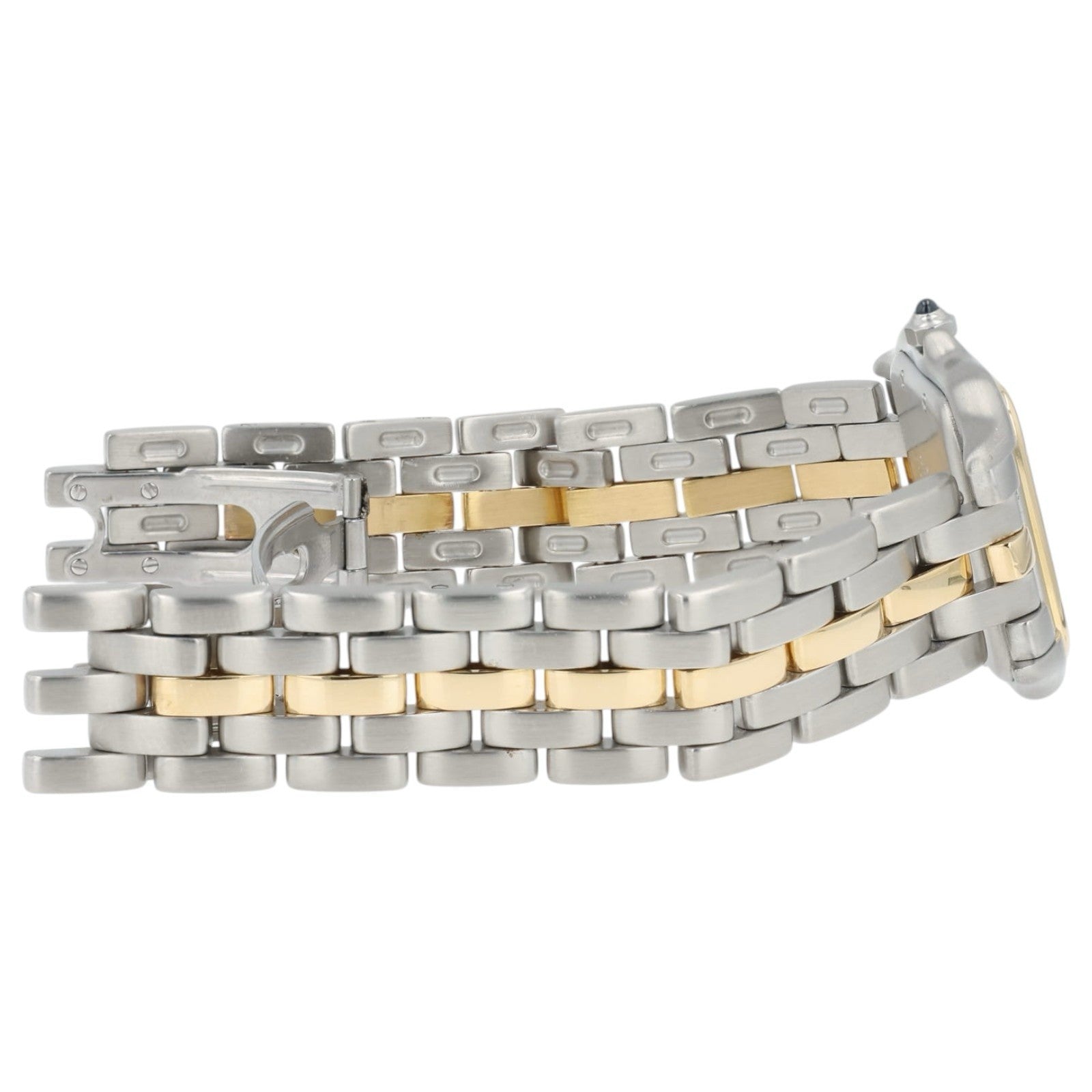Cartier Panthere Silver Dial Gold & Steel 27mm Quartz Movement Men’s 110000R