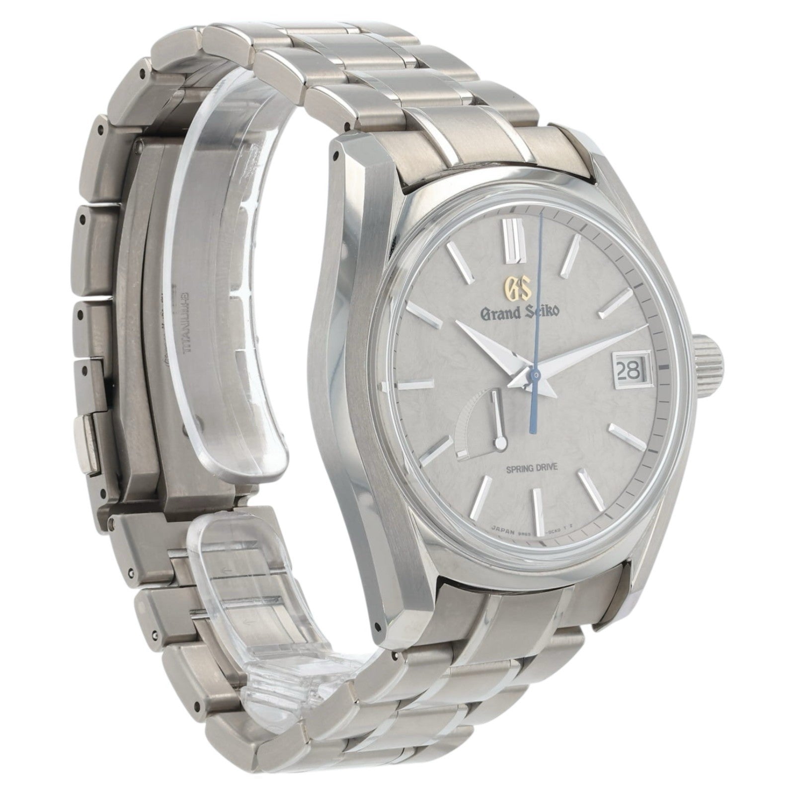 Grand Seiko Winter Grey Dial Titanium 40mm Automatic Movement Mens Watch SBG415