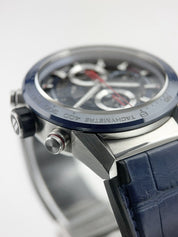 Tag Heuer Carrera Stainless Steel Blue Dial 43mm Automatic Men’s Watch CAR201T