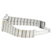 Cartier Santos Galbe White Dial Gold & Steel 41x29mm Automatic Mens Date 2961