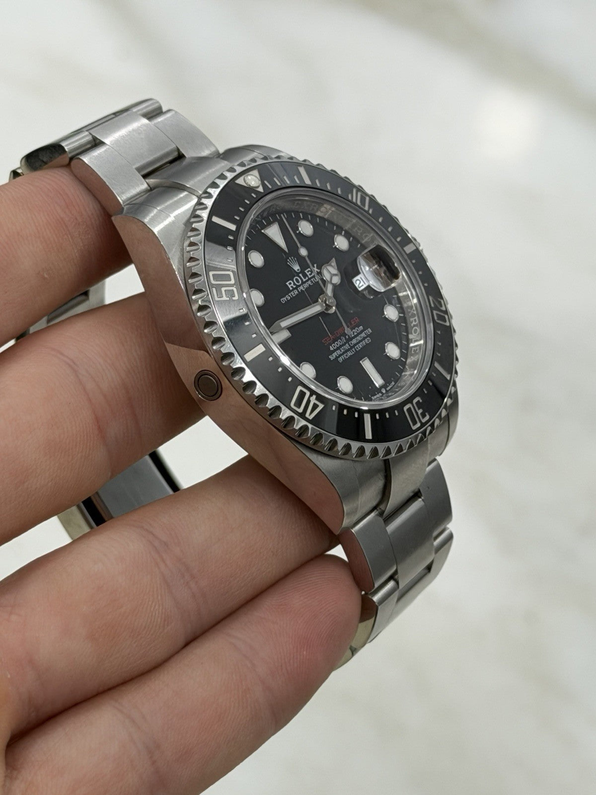 2020 Rolex Red Sea-Dweller 126600 Automatic Oyster 43mm Black Dial Men's Watch