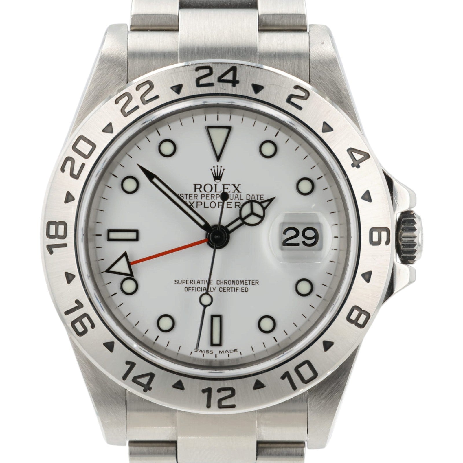 Rolex Explorer II Polar White Dial Stainless Steel 40mm Automatic Mens 16570