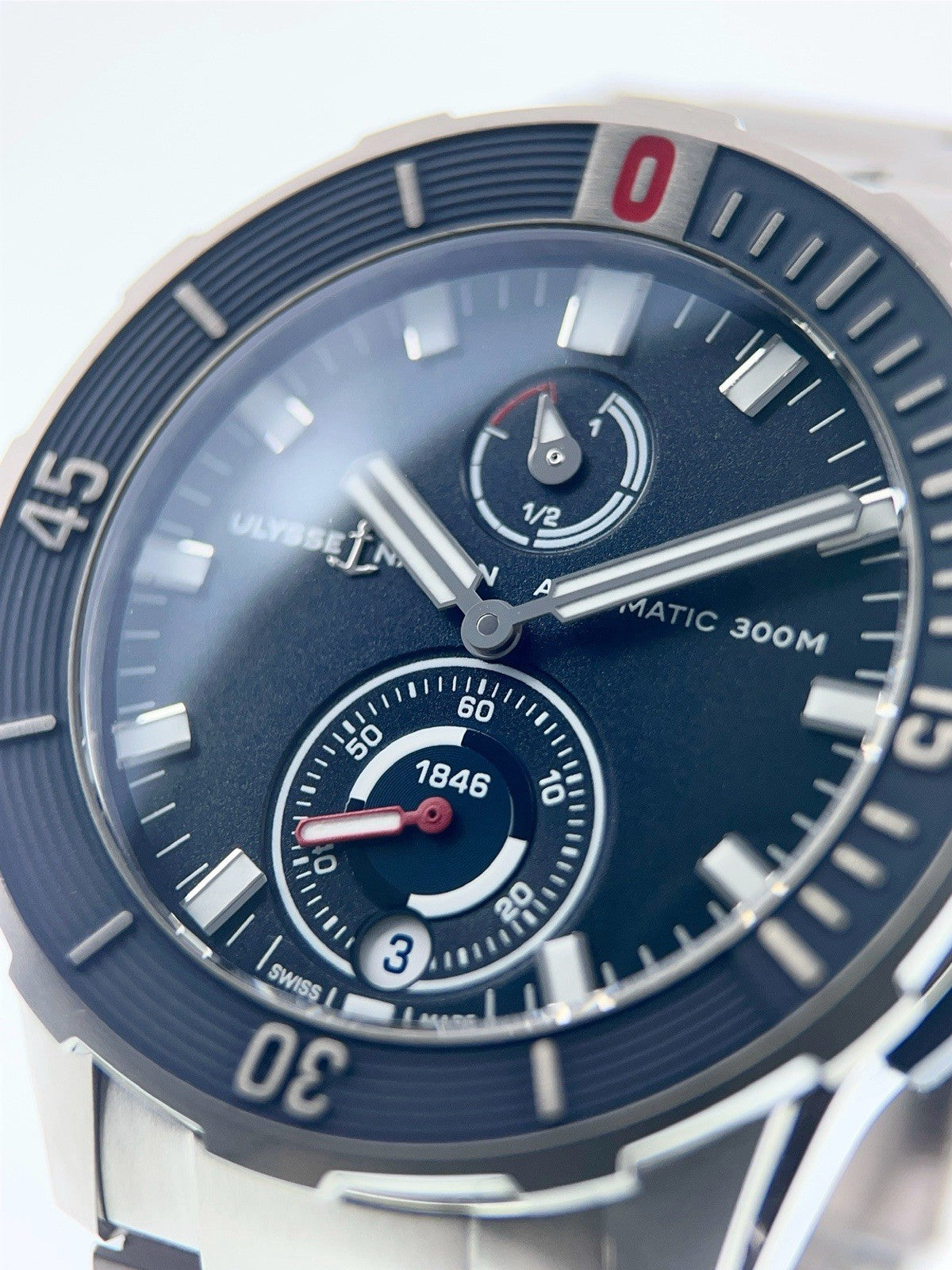 Ulysses Nardin Marine Titanium Power Reserve 44mm Automatic Men’s Watch 1183-170