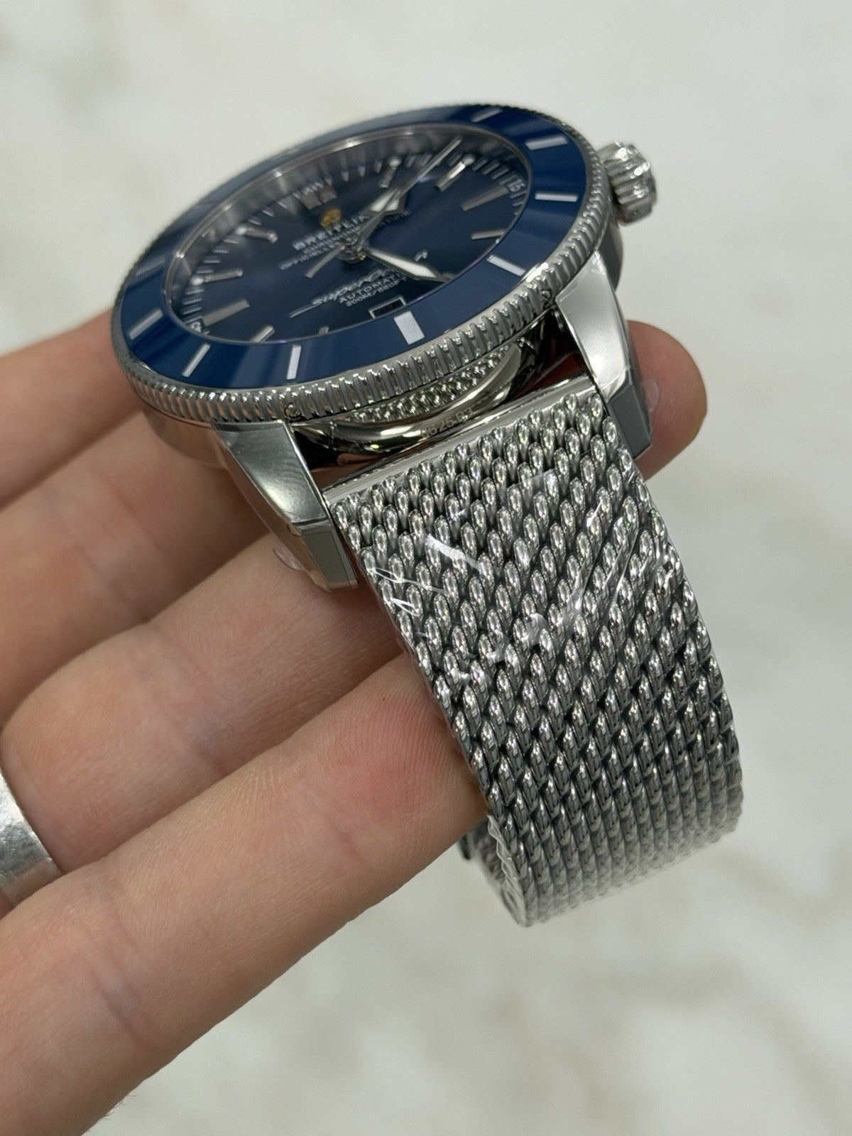 NEW 2026 Breitling Superocean Heritage II Blue Dial & Bezel 46mm Watch AB2020