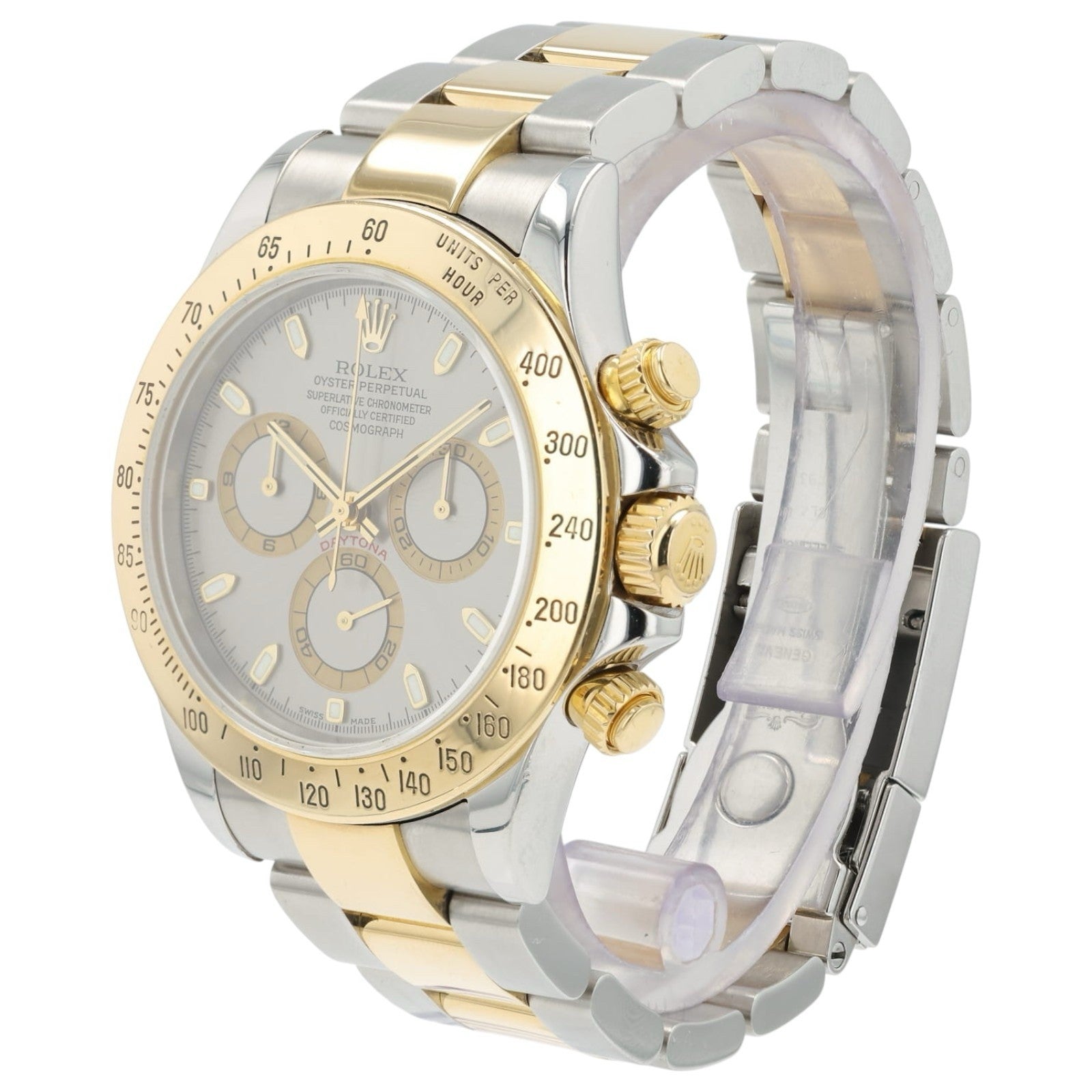Rolex Daytona Silver Color Dial Gold & Steel 40mm Automatic Men’s Watch 116523