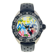 Tag Heuer Steel Formula 1 Alex Monopoly Steel White 41mm Quartz Watch WAZ1119
