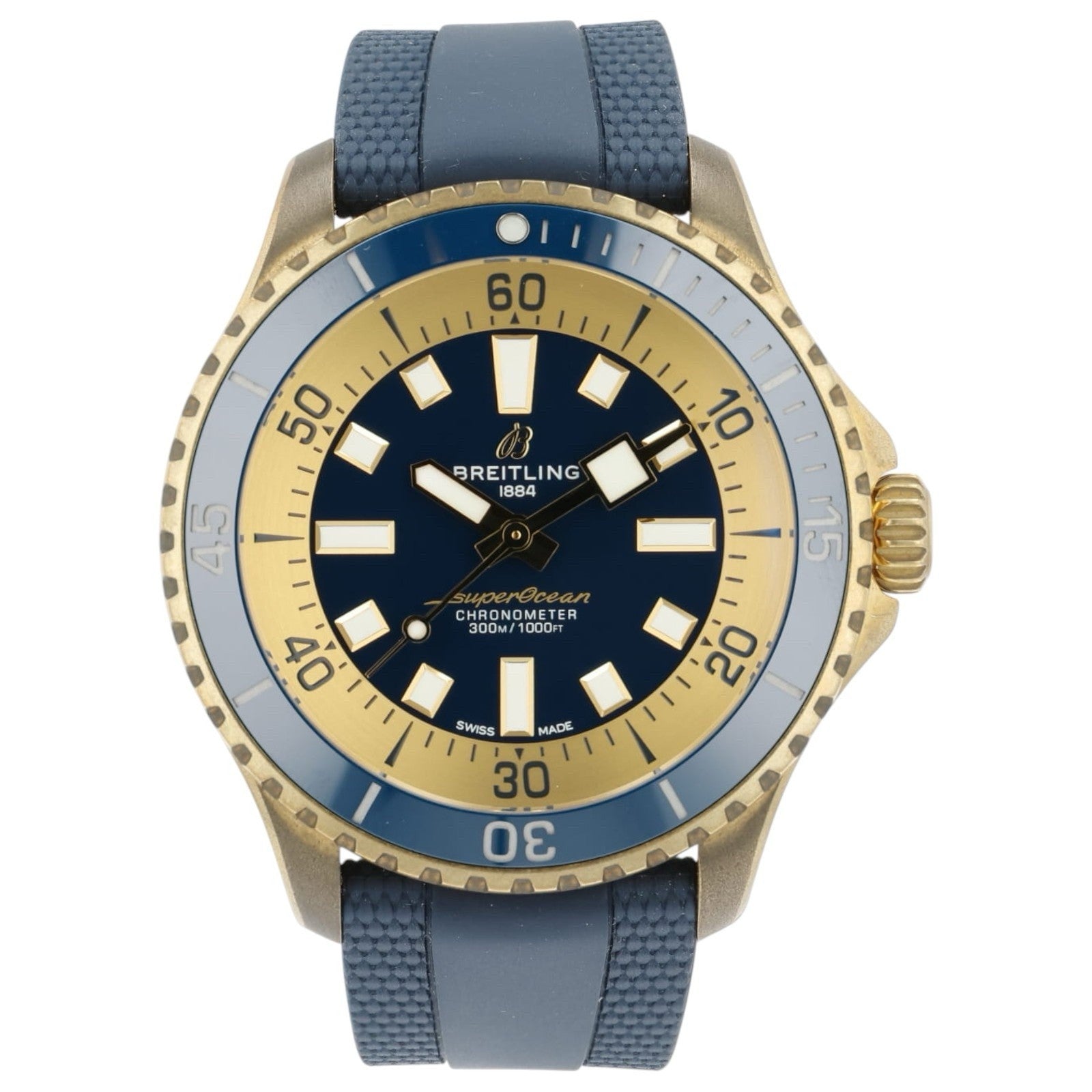 Breitling Bronze SuperOcean Blue Dial 44mm Automatic Men’s Watch N17376