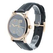 A. Lange & Sohne Grand Lange 1 Black Dial 18k Rose Gold 42mm Manual Mens 115.031