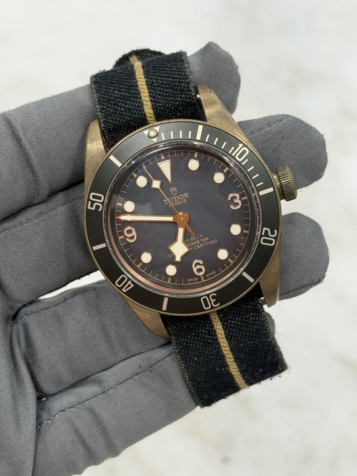 2022 Tudor Black Bay Bronze Grey Dial 43mm Automatic Men's Watch 79250BA