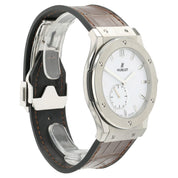Hublot Classic Fusion White Dial Titanium 45mm Manual Wind Mens 515.NX.2210.LR