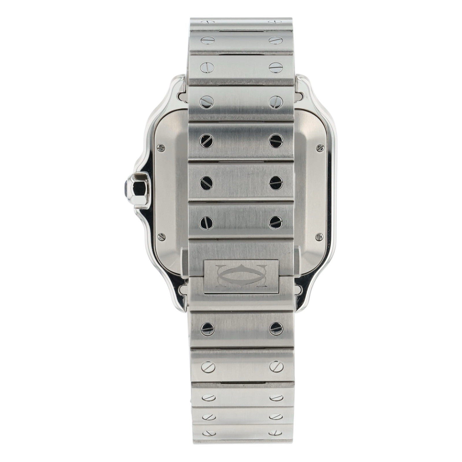 Cartier Santos Stainless Steel Silver Dial 39mm Automatic Men's Watch WSSA0018