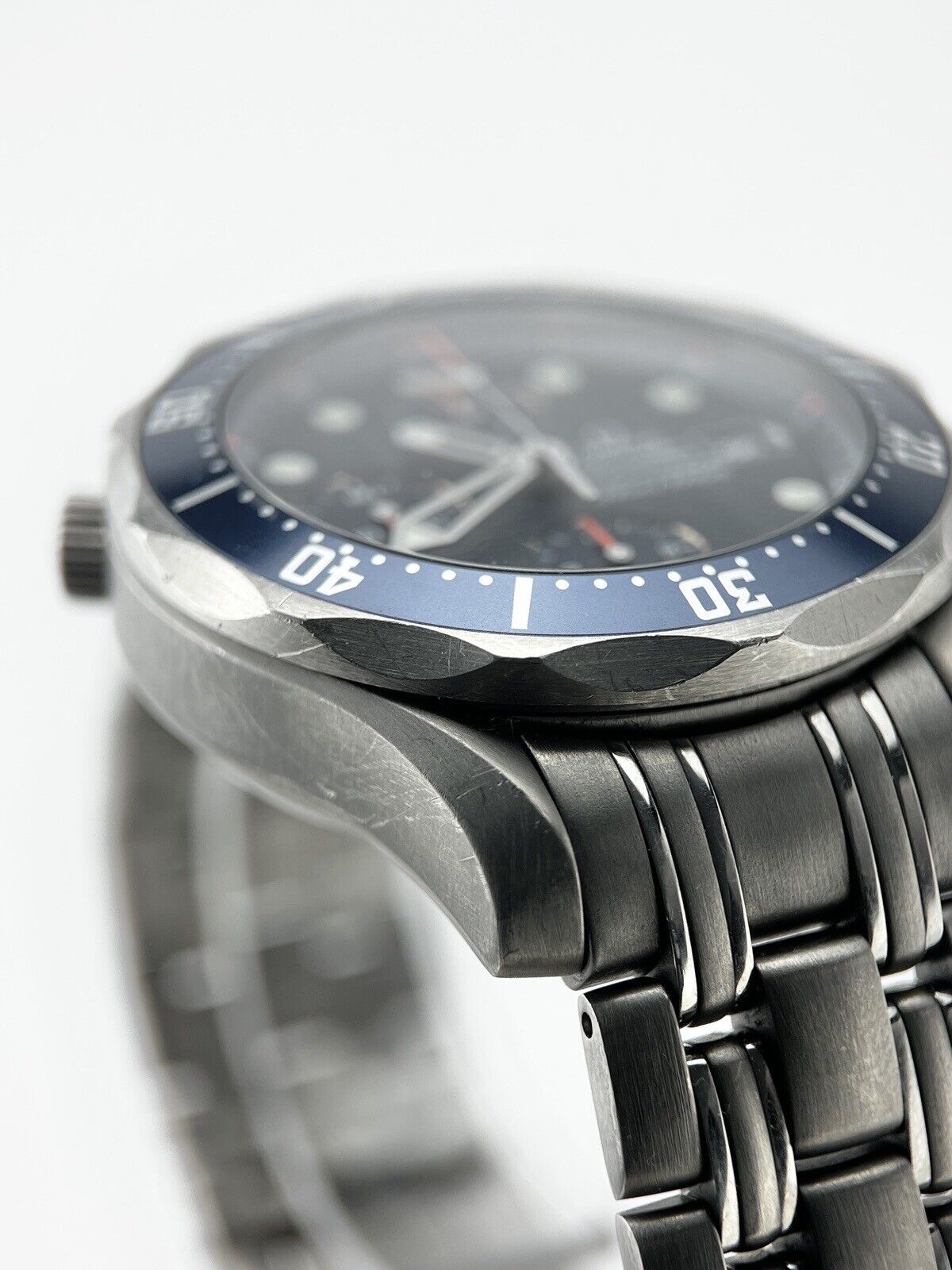 OMEGA Seamaster Titanium 2298.80 Chronograph Navy Dial Automatic Men's Watch