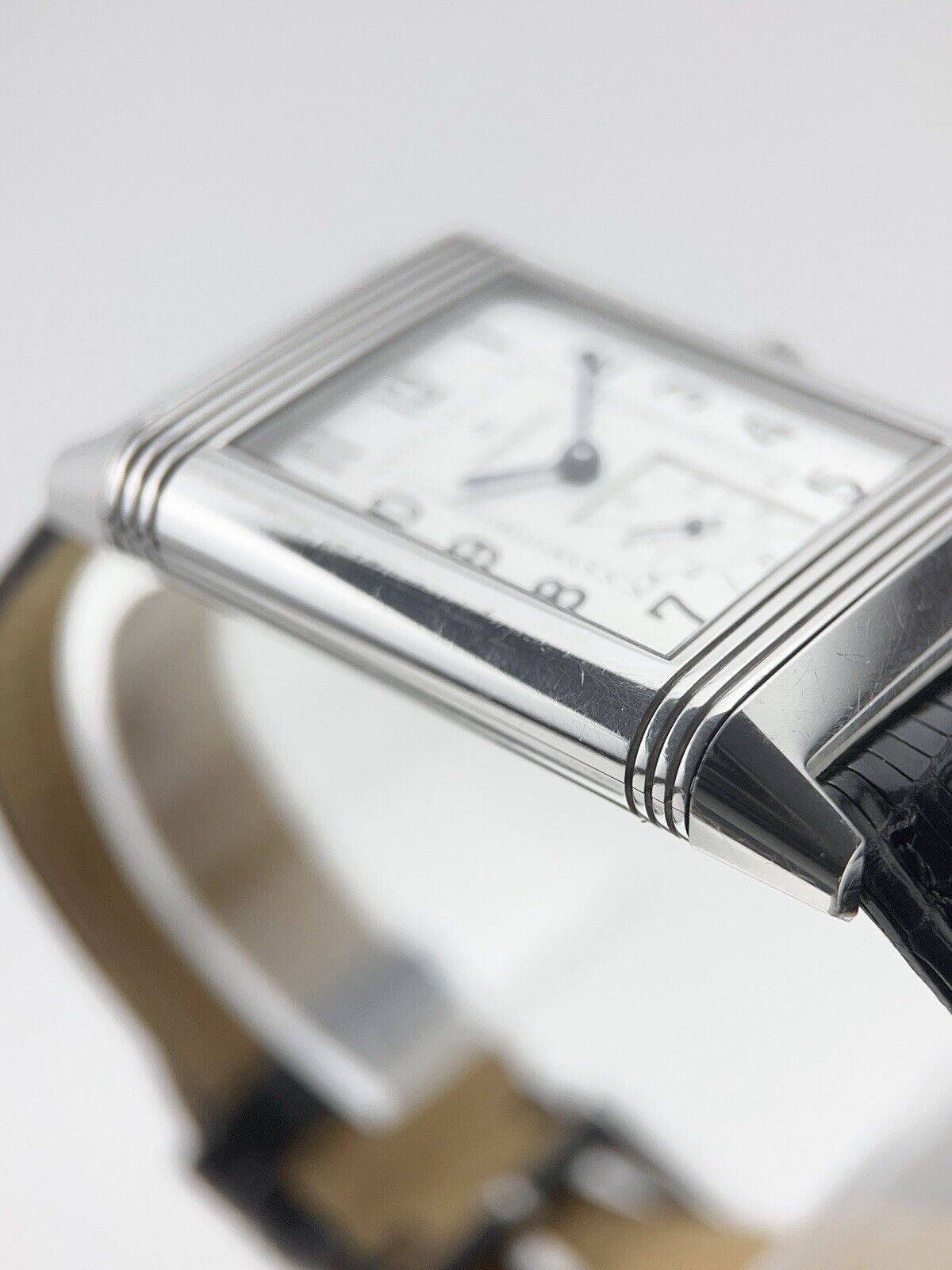 2009 Jaeger LeCoultre Grande Reverso Silver Dial Manual Wind Watch Q3738420