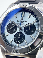 NEW Breitling Chronomat Ice Blue Steel 42mm Automatic Men’s Watch PB0134 - B/P