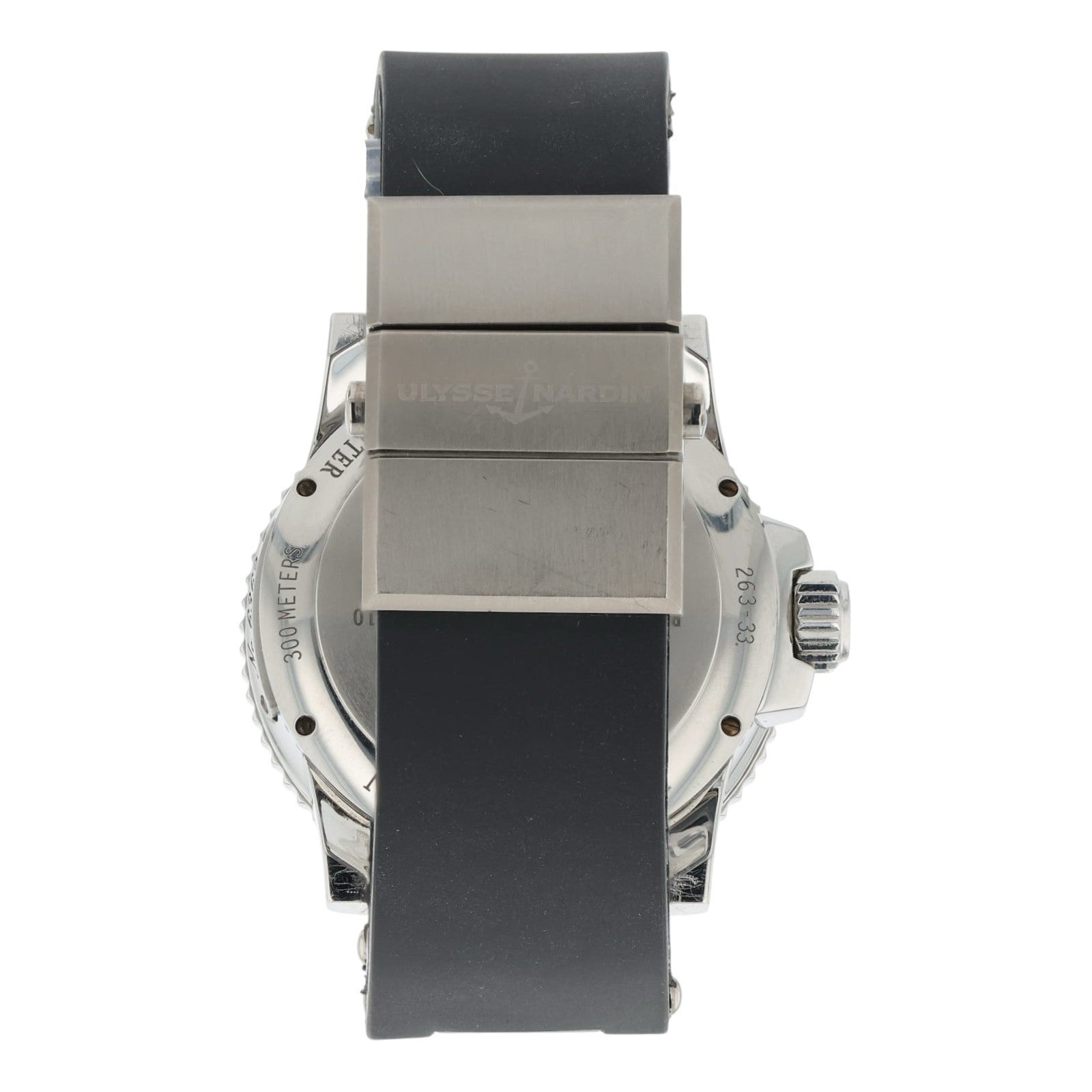 Ulysse Nardin Maxi Marine Black Dial Stainless Steel 41mm Automatic Mens 263-33