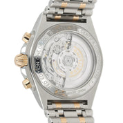 Breitling Chronomat B01 Black MOP Dial 18k Rose Gold & Steel LE 42mm Mens UB0134