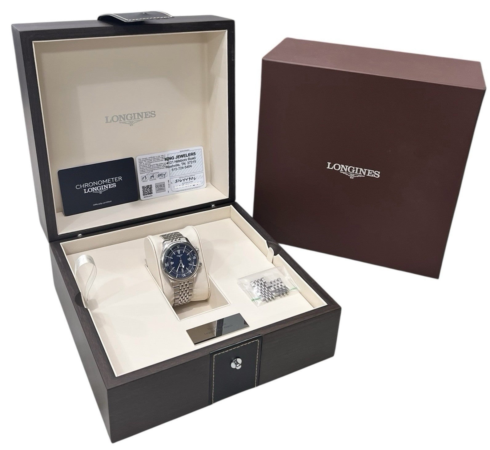 Longines Legend Diver Stainless Steel Blue Dial 39mm Automatic Mens L37644906