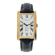 Patek Philippe 18k Yellow Gold White Dial 25mm Manual Wind Men's Watch 5009J