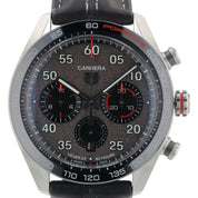 Tag Heuer Carrera Stainless Steel Grey Dial 44mm Automatic Movement Mens CBN2A1F