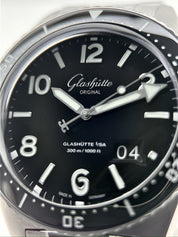 Glashütte Original Watch Seaq Panorama Date 1-36-13-01-80-70 Stainless Steel B&P