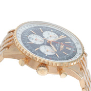Breitling Navitimer 1 B01 18k Rose Gold Black Dial 43mm Automatic Men’s RB0138