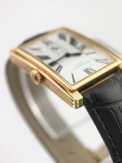 Patek Philippe 18k Yellow Gold White Dial 25mm Manual Wind Men's Watch 5009J