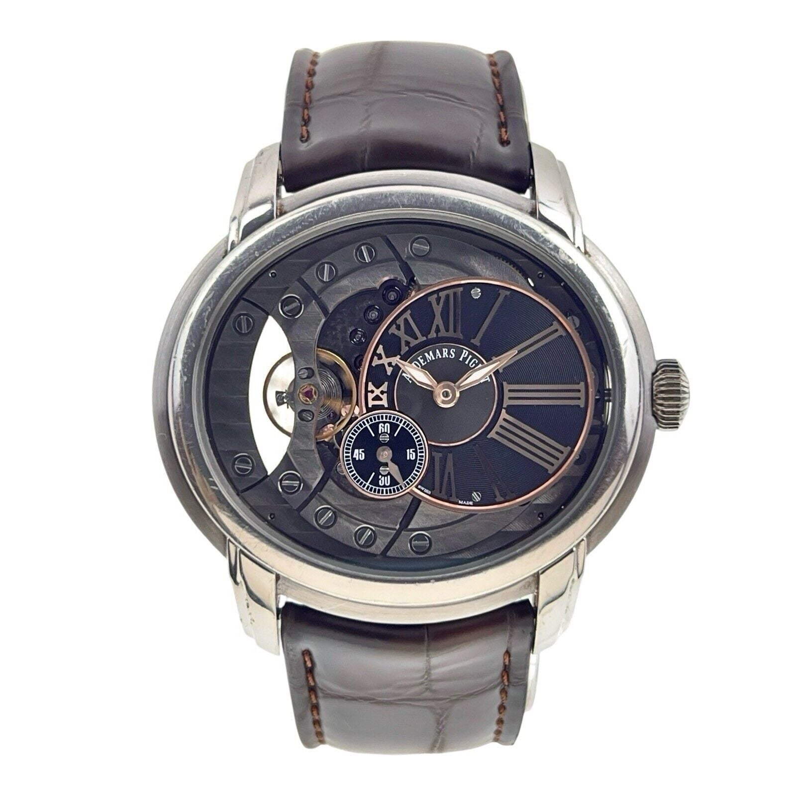 Audemars Piguet Millenary Skeleton Steel 43mm Automatic Men’s Watch 15350ST