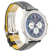 Breitling Navitimer Chronograph B01 Black Dial Steel 46mm Auto Mens AB0137