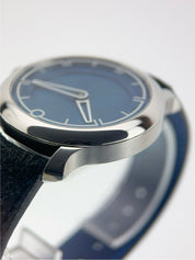 Ming Blue Stainless Steel Blue Dial 17.09