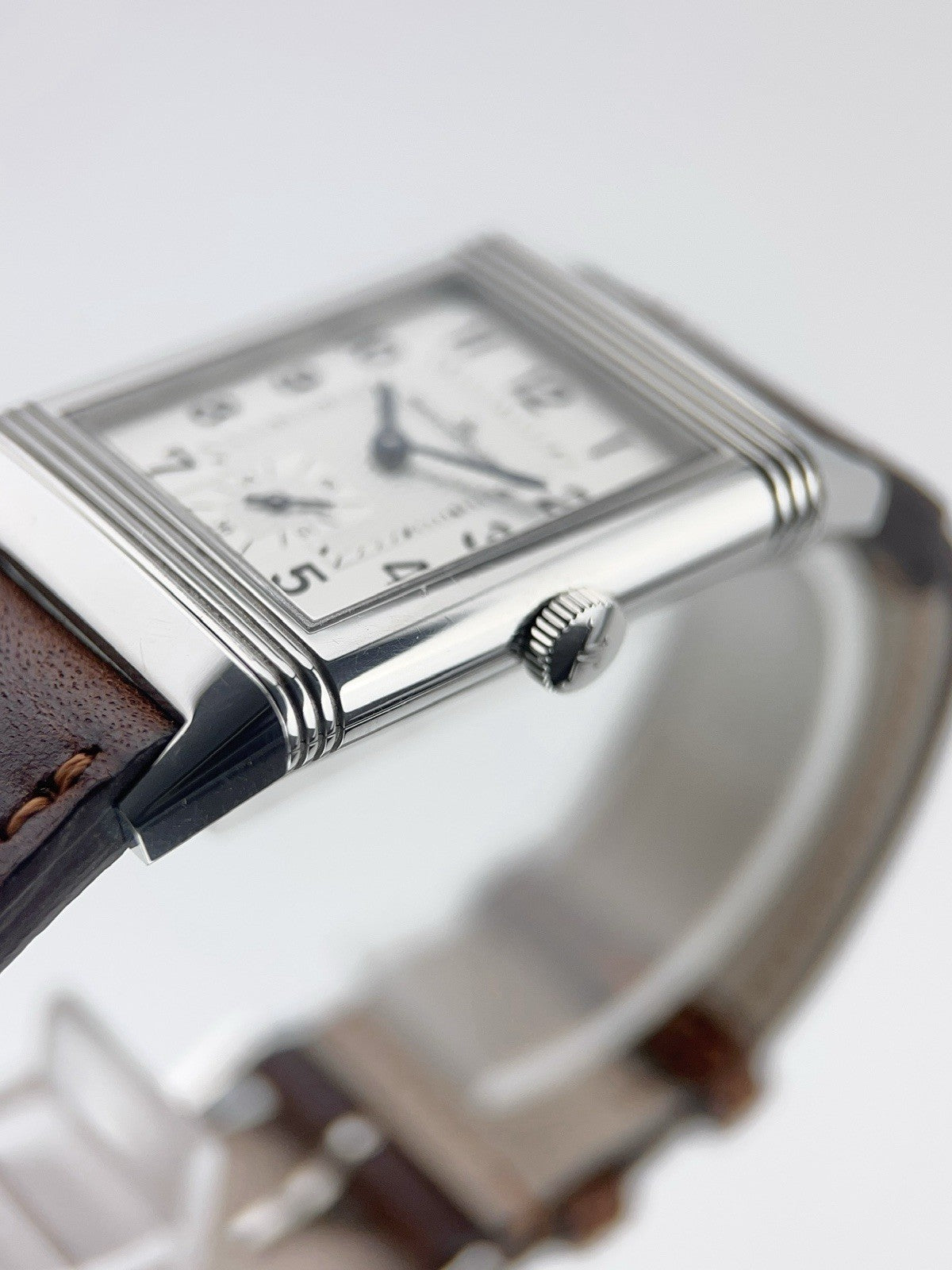 Jaeger-LeCoultre Steel Silver Dial 25mm Manual Wind Men's Watch Q2438522
