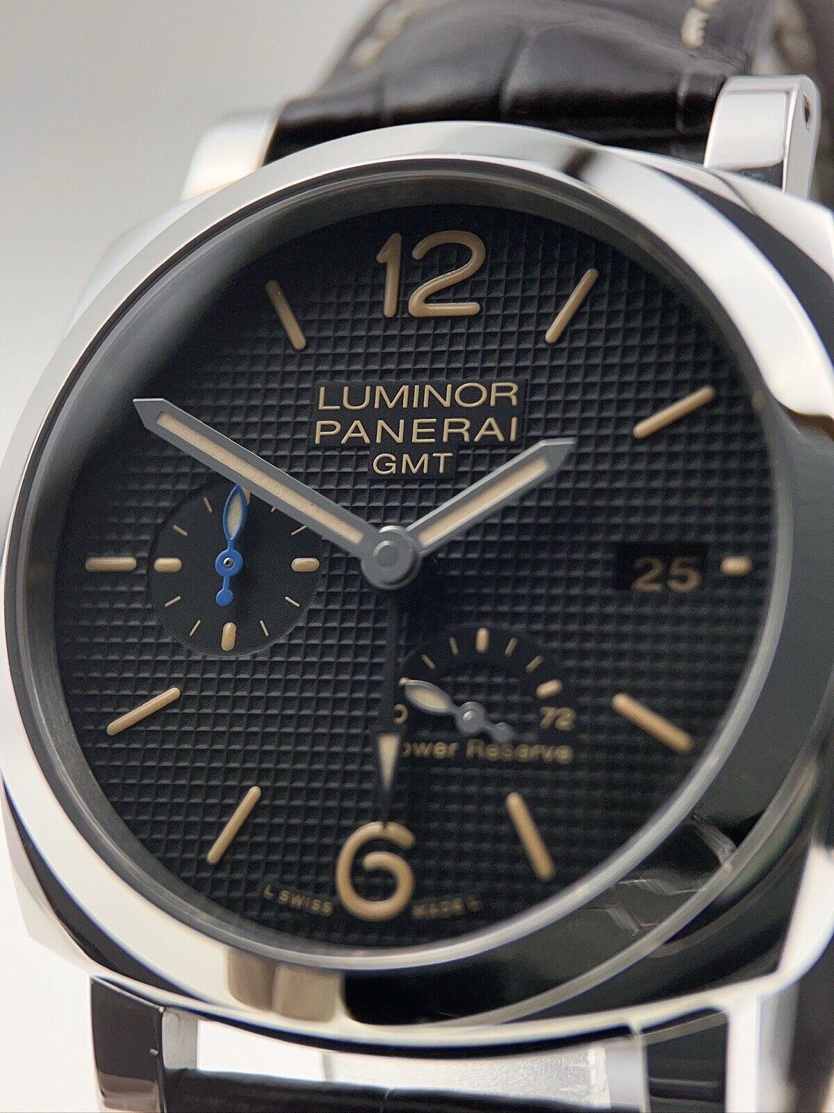 Panerai Luminor GMT Power Reserve Steel 42mm Automatic Men’s Watch PAM01537