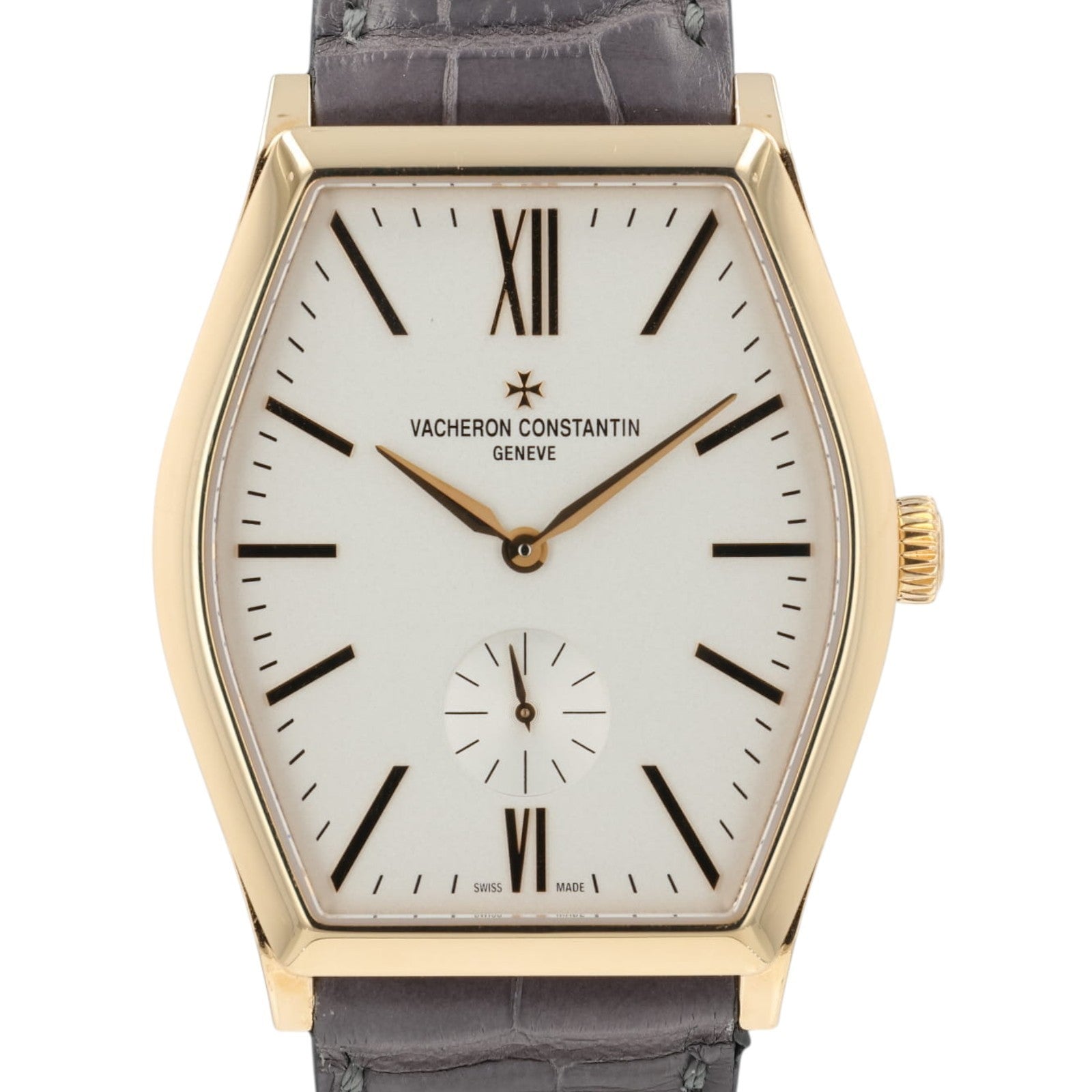 Vacheron Constantin Malte Silver Dial 18k Rose Gold 37mm Manual Wind Mens 82230