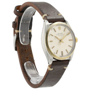 Rolex Air-King Silver Dial Gold & Steel 34mm Automatic Movement Men’s Watch 5501