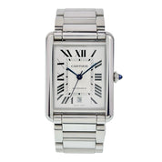 Cartier Tank Solo XL Steel Silver Color Dial 31mm Automatic Men’s Watch WSTA0053