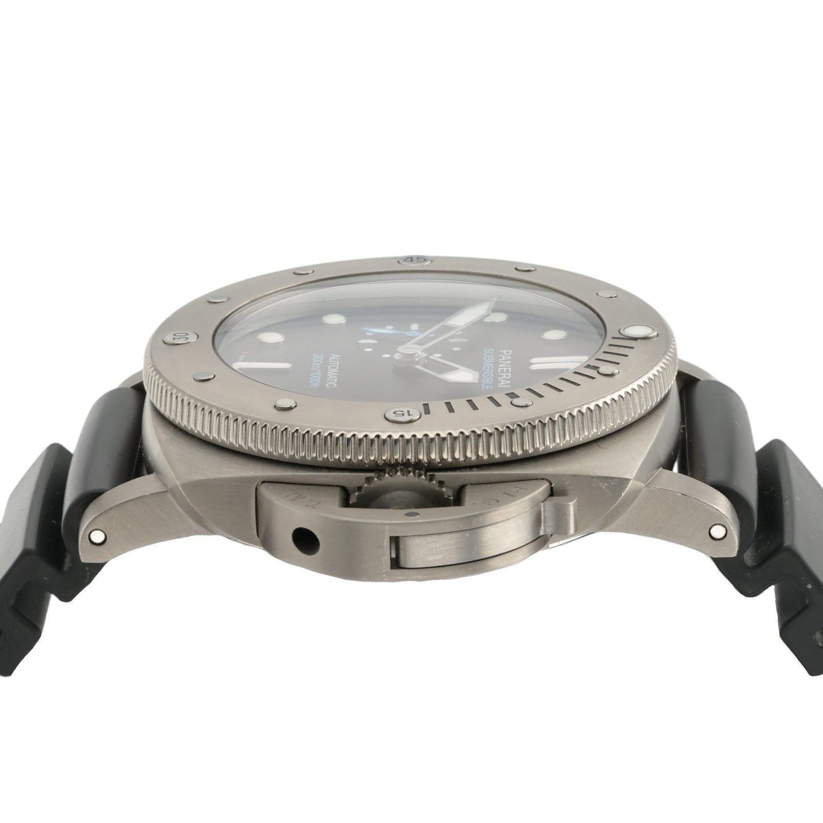 Panerai Submersible Black Dial Titanium 47mm Automatic Men’s Watch PAM01305
