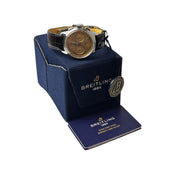 Breitling Premier B09 Stainless Steel Champagne Dial 40mm Manual Wind AB0930