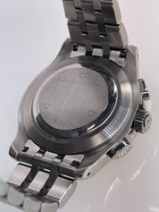 TUDOR CHRONAUTIC 79380P MENS AUTOMATIC WATCH BLACK DIAL CHRONOGRAPH SS 41MM